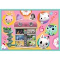 Puzzle - 10w1 - W świecie Gabi - Koci Domek Gabi - Trefl 96003