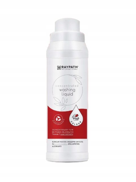 ZESTAW Płyn do Prania Kolorów Czarnego Jasnych z Nanosrebrem RAYPATH 500ml