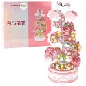 Klocki Konstrukcyjne Kompozycja Kwiatowa Florist Różowa 713 el.