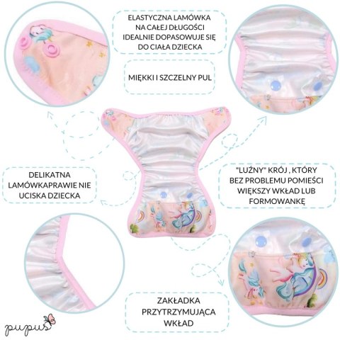 Otulacz z lamówką - MOTYLE noworodkowy 3-8kg
