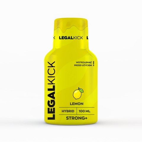 Shot konopny Legal Kick LEMON cytrynowy STRONG+ 100 ml
