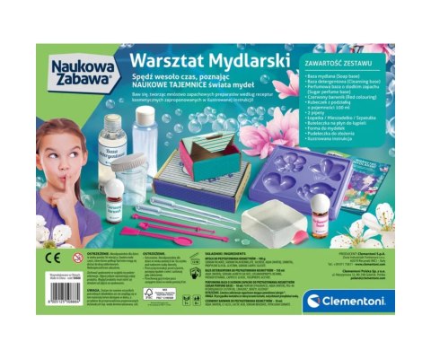 Clementoni Naukowa Zabawa Lab 50888 Warsztat Mydlarski