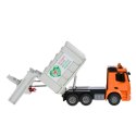 Mercedes-Benz Antos Śmieciarka Zdalnie Sterowana RC Pomarańczowa 1:26