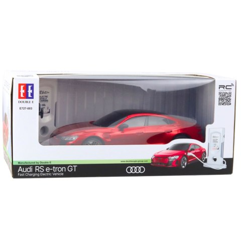 Samochód Audi RS E-tron GT Zdalnie Sterowany RC Czerwony 1:14