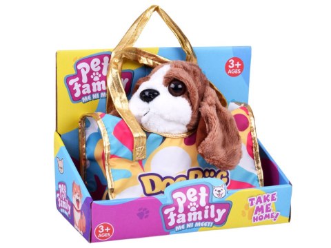 Maskotka PIESEK BEAGLE w torebce - pluszowa przytulanka pies ZA5856