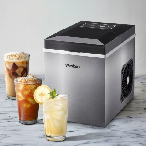 Kostkarka do lodu domowa maszyna do kostek kuszony lód 10 kg 165W WEBBER