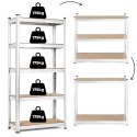 Regał magazynowy 180x90x30 cm stal galwanizowana 5 półek 875 kg ModernHome
