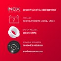 Elektryczny młynek do soli i pieprzu akumulatorowy USB zestaw 2 sztuki regulacja mielenia podświetlenie