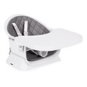 Fotelik krzesełko do karmienia dzieci 6w1 pikowane poszycie tacka szary ECOTOYS