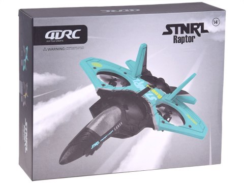 Zdalnie sterowany Dron Myśliwiec Raptor świecący quadcopter RC0726 NI