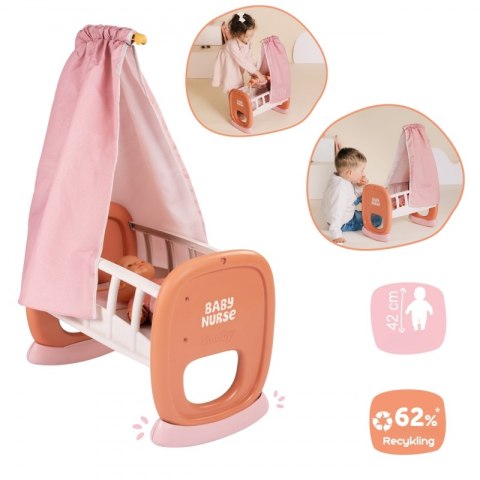 Smoby Baby Nurse Kołyska z Baldachimem