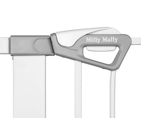 Milly Mally Bramka zabezpieczająca Barierka na schody z rozszerzeniami Guardy 104 White