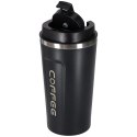 Kubek termiczny z ustnikiem termos LED 500ml czarn