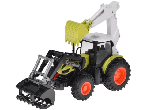 Zdalnie sterowany traktor Koparko-ładowarka spychacz na pilota RC0718