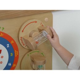 MASTERKIDZ Nauka Odczytywania Zegara Ścienna Tablica Edukacyjna Flex