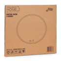 Lustro łazienkowe LED okrągłe ścienne 80 cm 3 barwy włącznik dotykowy ModernHome