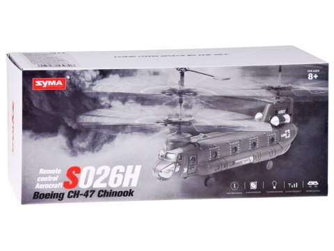 Syma S026H Helikopter zdalnie sterowany Chinook stabilizacja GYRO RC0714