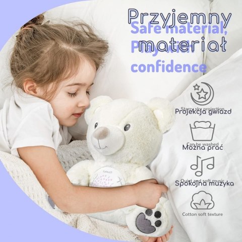 WOOPIE BABY Pluszowy Miś Usypiacz z Projektorem