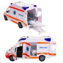 WOOPIE Pogotowie Karetka Ambulans Nosze w Zestawie + Sygnały Dźwiękowe I Świetlne