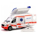 WOOPIE Pogotowie Karetka Ambulans Nosze w Zestawie + Sygnały Dźwiękowe I Świetlne
