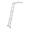 Drabina aluminiowa wielofunkcyjna 4x3 przegubowa składana 150 kg ModernHome