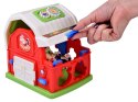 Interaktywny domek edukacyjny farma klocki odgłosy zwierząt sorter ZA5956