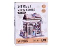 Drewniane PUZZLE 3D Seria budynek Księgarnia 148 ele oświetlenie ZA6014