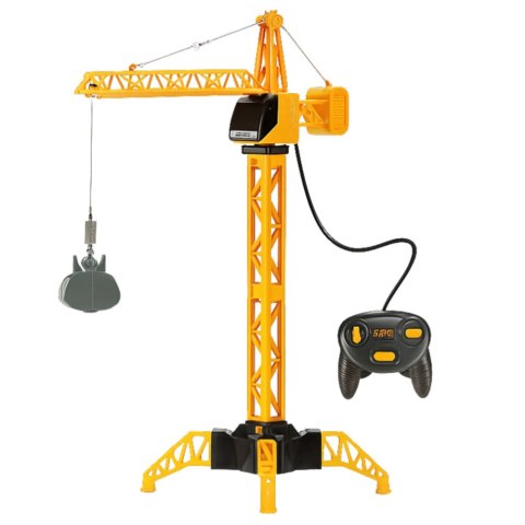 Dźwig Żuraw Budowlany Zdalnie Sterowany RC Przewodowy Obrót 360° 71 cm