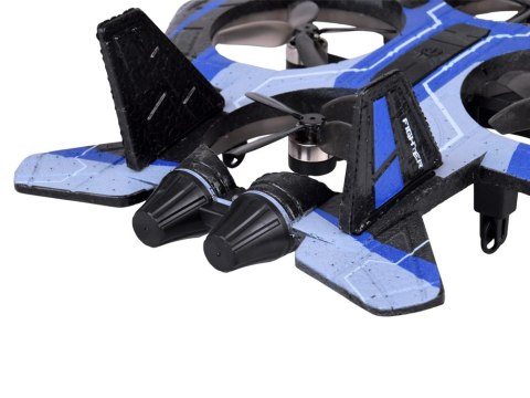 Strzelający DRON Combat - zdalne sterowanie rękawicą i pilotem RC0750