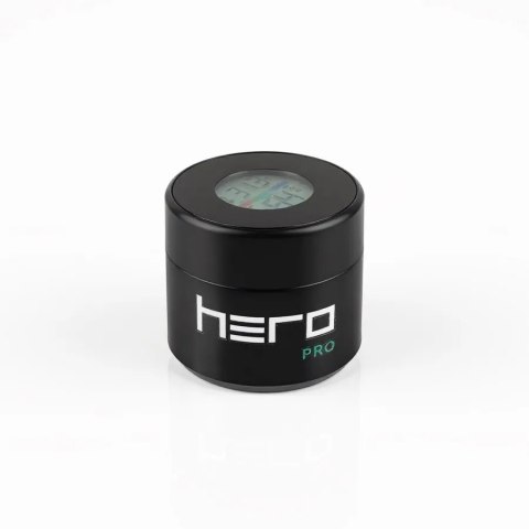 Szklany pojemnik bezzapachowy z higrometrem HERO PRO - 50 ml