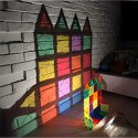 Klocki magnetyczne konstrukcyjne domek autko przyczepka 106 elementów