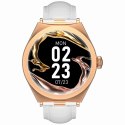 Smartwatch Gravity Różowe Złoto Biały GT25-5