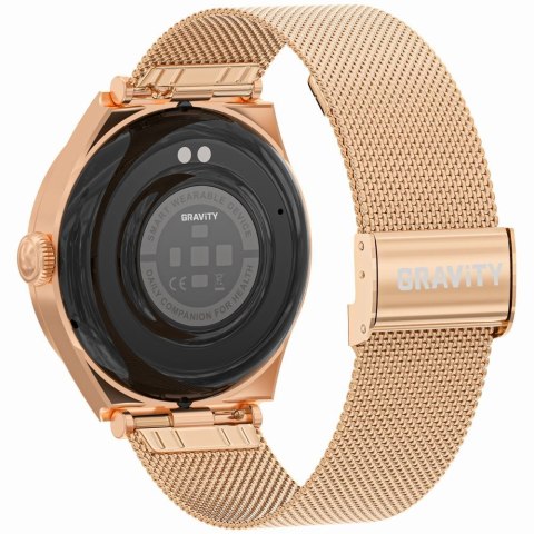 Smartwatch Gravity Różowe Złoto GT25-1