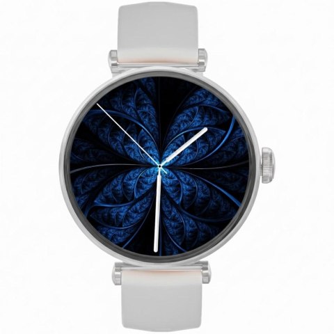 Smartwatch Gravity Srebrno Biały 2 Paski GT26-8