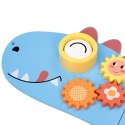 WOOPIE GREEN Drewniana Ścienna Tablica Manipulacyjna Dinozaur Montessori FSC
