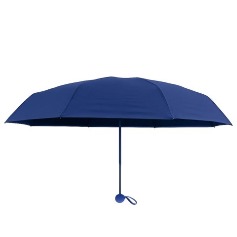 Parasolka Kieszonkowa Składana z Ochroną UV UPF 50+ Etui Granatowa 90 cm