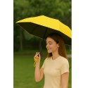 Parasolka Kieszonkowa Składana z Ochroną UV UPF 50+ Etui Żółta 90 cm
