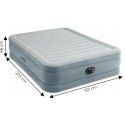 Materac dmuchany dwuosobowy 203x152x46 cm z wbudowaną pompką elektryczną INTEX 64824