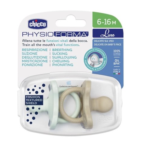 Smoczek uspokajający Soft Luxe 2szt 6-16m