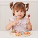 VIGA PolarB Drewniane Koła Zębate Montessori Układanka Edukacyjna Kolorowa