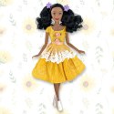WOOPIE ROYAL Lalka Emi 32 cm Modny Strój i Piękne Czarne Włosy