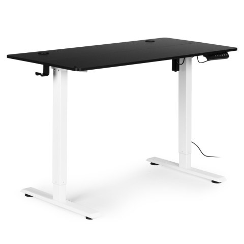 Biurko elektryczne regulowane 120x60 cm regulacja wysokości 72-117 cm ModernHome