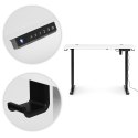 Biurko elektryczne regulowane 120x60 cm regulacja wysokości 72-117 cm ModernHome