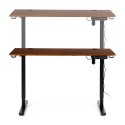 Biurko elektryczne regulowane 120x60 cm regulacja wysokości 72-117 cm ModernHome
