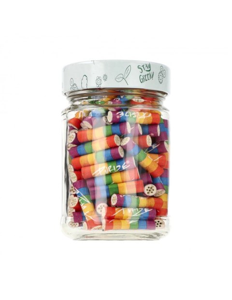 Filtry węglowe Purize XTRA Slim RAINBOW - śr. 6 mm - 100 szt.