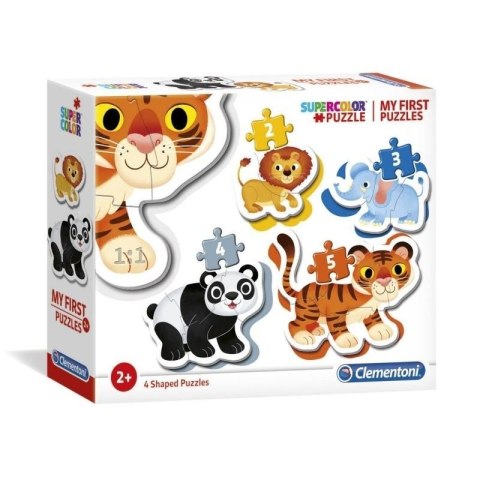 Moje Pierwsze Puzzle Wild animals