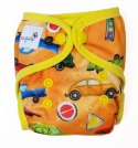 Polski Otulacz z lamówką - AUTA noworodkowy 3-8kg