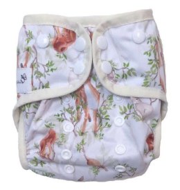 Polski Otulacz z lamówką - DZIEŃ W LESIE OS 7-16kg