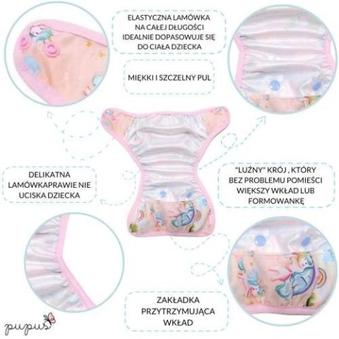 Polski Otulacz z lamówką KARMIENIE PIERSIĄ noworodkowy 3-8kg