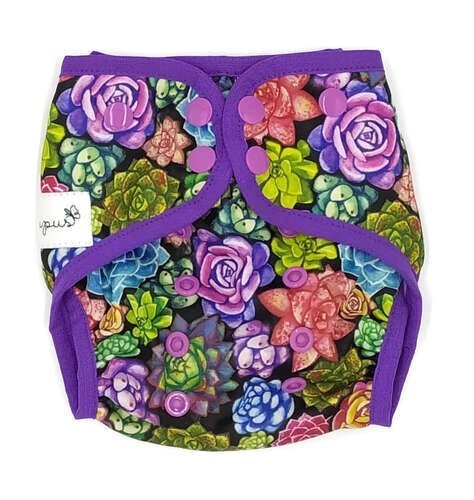 Polski Otulacz z lamówką - SUKULENTY OS 7-16kg